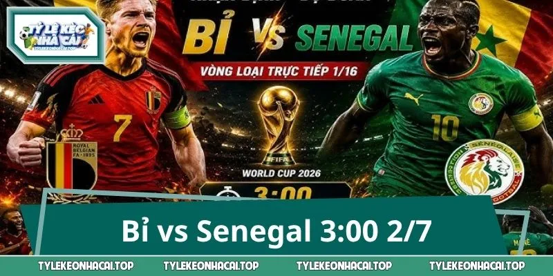 Bỉ vs Senegal 3:00 2/7: Soi Kèo Nhanh, Đặt Lệnh Sớm