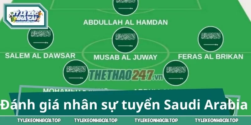 Đánh giá nhân sự tuyển Saudi Arabia vs Uruguay