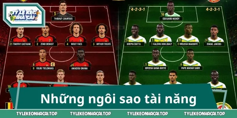 Những ngôi sao tài năng của 2 đội được tung vào sân