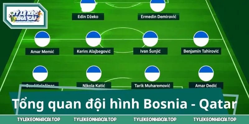 Tổng quan đội hình Bosnia - Qatar