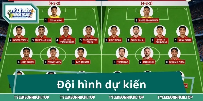 Đội hình dự kiến trong trận Timor Leste - Indonesia